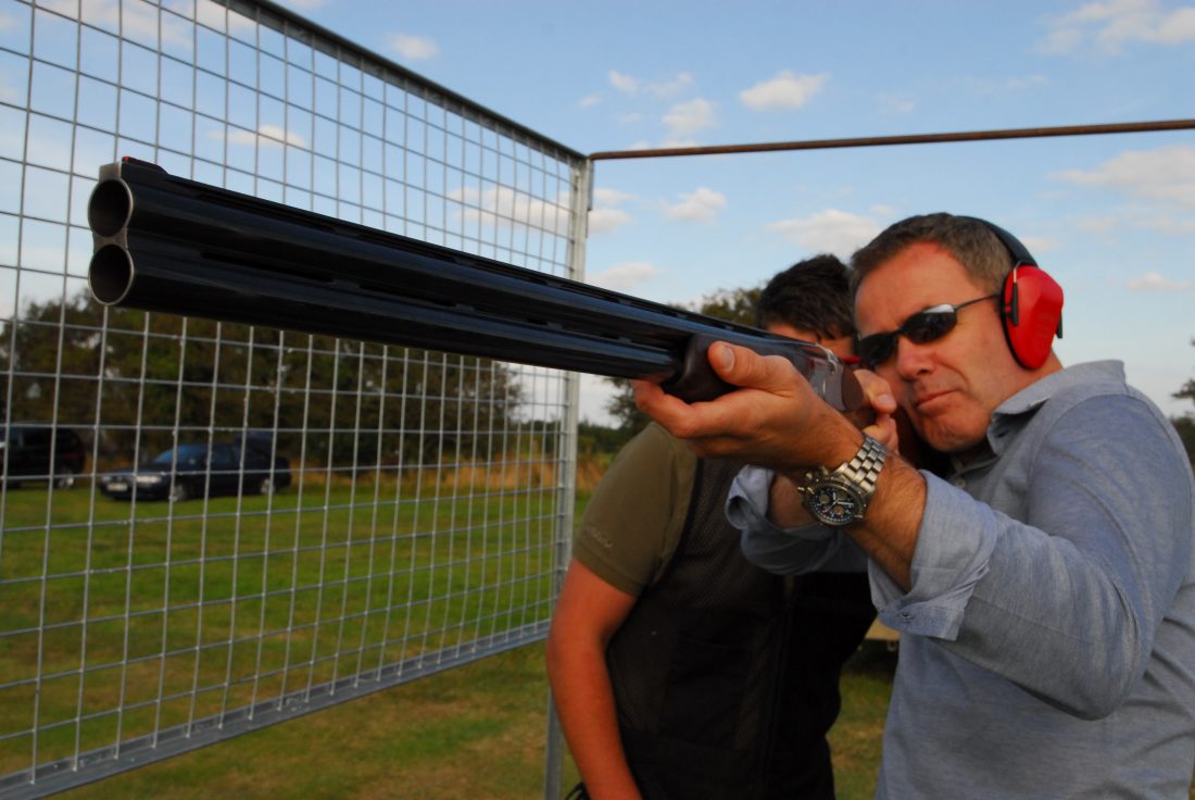 Clay pigeon shooting