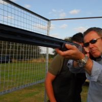Clay pigeon shooting
